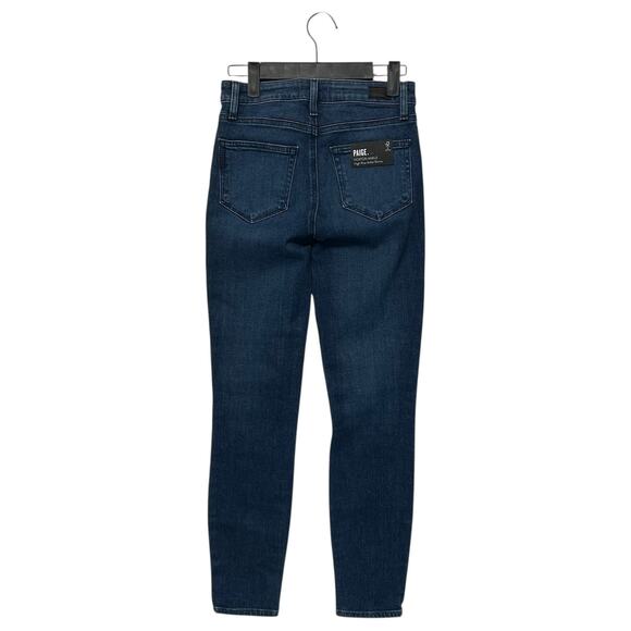 PAIGE Hoxton Ankle High Rise Skinny Jeans NWT Women's Sz 24 Tonal Layland Chic - Picture 3 of 8